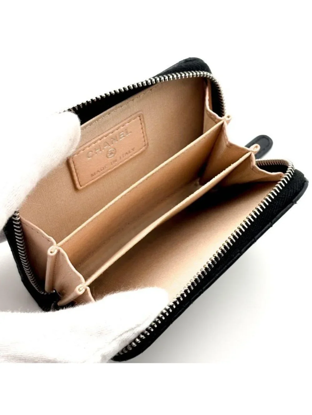 Chanel Wallet New Camellia Stitch Coin Purse